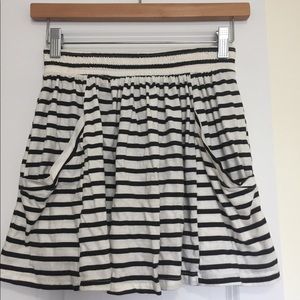 ZARA mini cotton a-line skirt with pockets!!